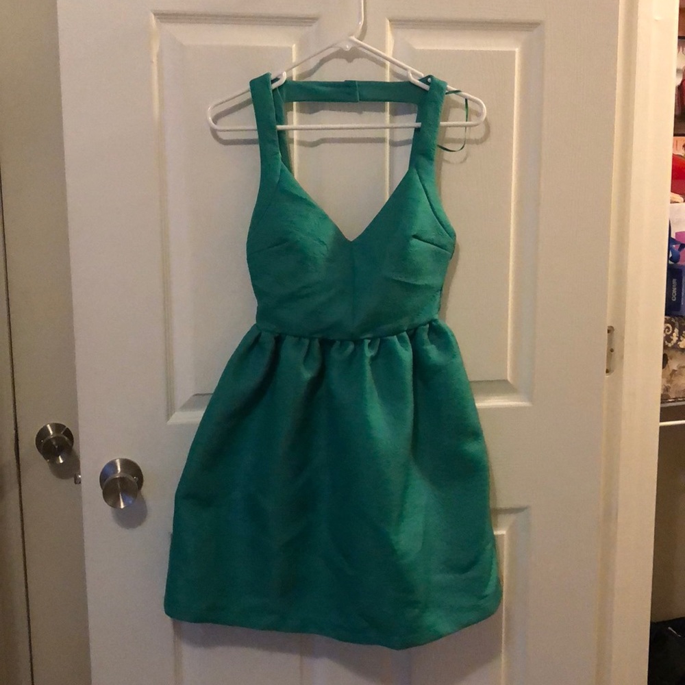 Green dress